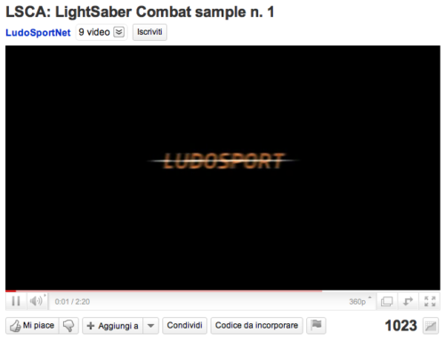 LudoSport: Lightsaber Duel 1.000 visualizzazioni